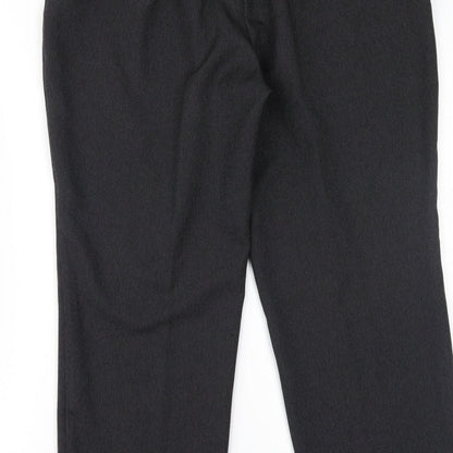 Profile  Womens Black   Trousers  Size 14 L25 in