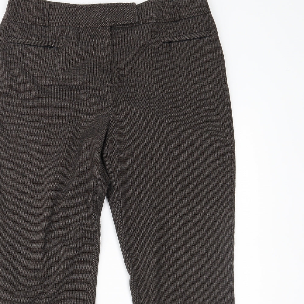 Womens UK Size 14 BHS Regular Fit  Brown Trousers