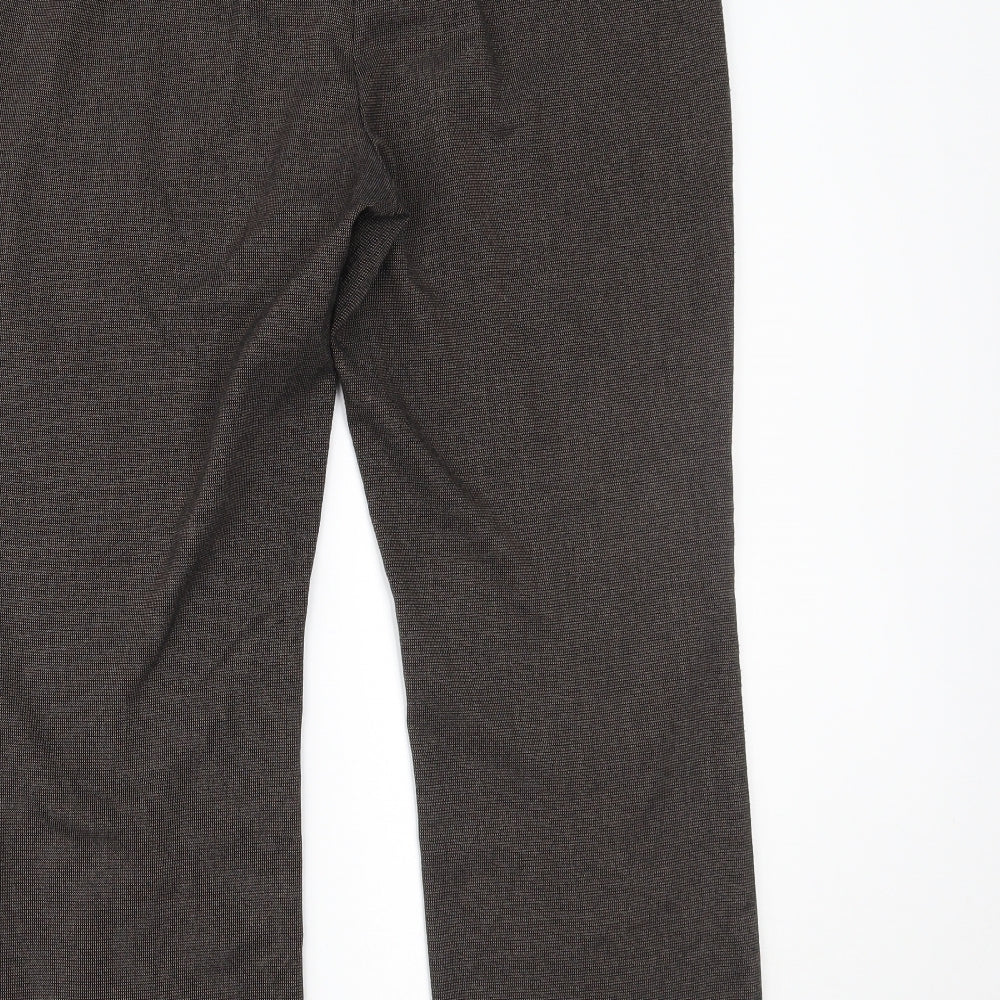 Womens UK Size 14 BHS Regular Fit  Brown Trousers