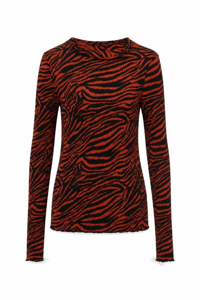 Womens UK Size XS Primark Brown Basic Blouse