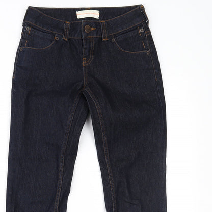 Topshop Womens Blue  Denim Cropped Jeans Size 25 in L23 in