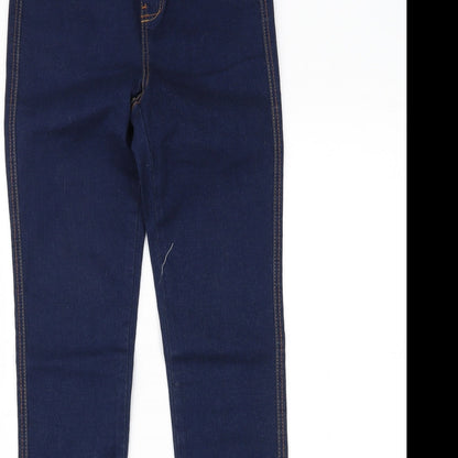 Authentic Denim Womens Blue  Denim Jegging Jeans Size 10 L30 in