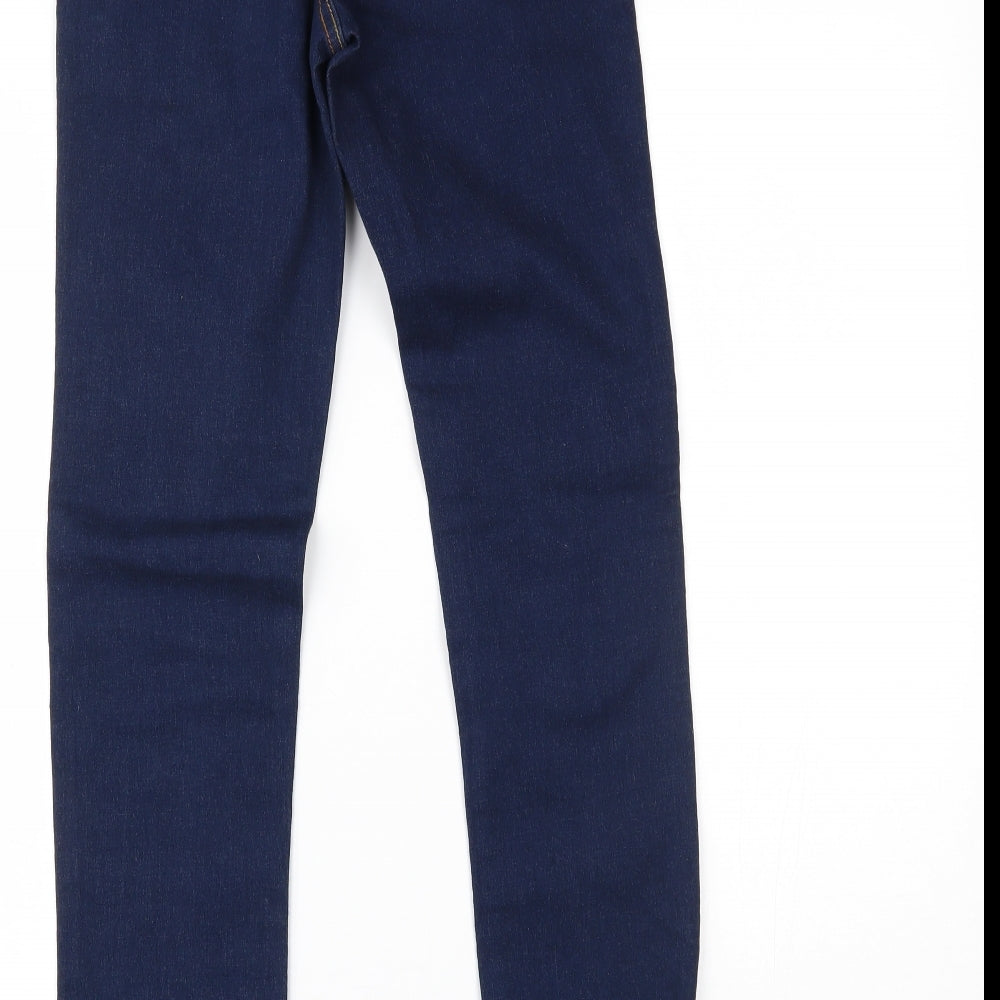 Authentic Denim Womens Blue  Denim Jegging Jeans Size 10 L30 in