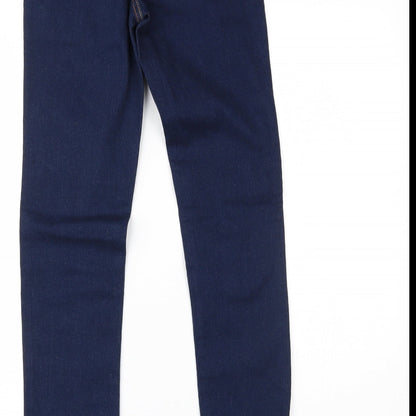 Authentic Denim Womens Blue  Denim Jegging Jeans Size 10 L30 in