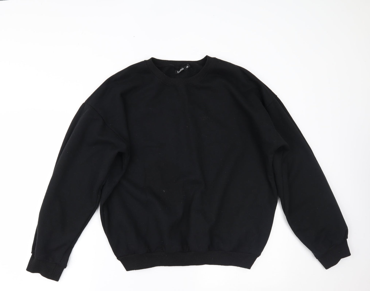 Boohoo Womens Black   Pullover Jumper Size M