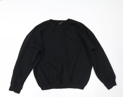 Boohoo Womens Black   Pullover Jumper Size M