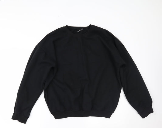 Boohoo Womens Black   Pullover Jumper Size M