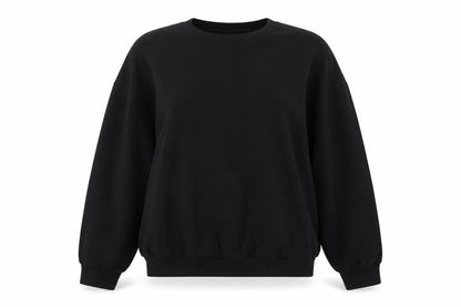 Womens UK Size M Boohoo Black Pullover Jumper