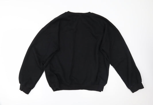 Boohoo Womens Black   Pullover Jumper Size M