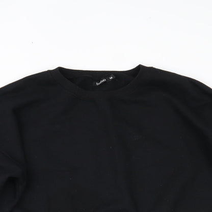 Boohoo Womens Black   Pullover Jumper Size M