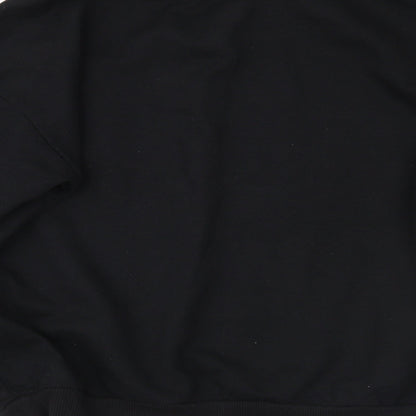 Boohoo Womens Black   Pullover Jumper Size M