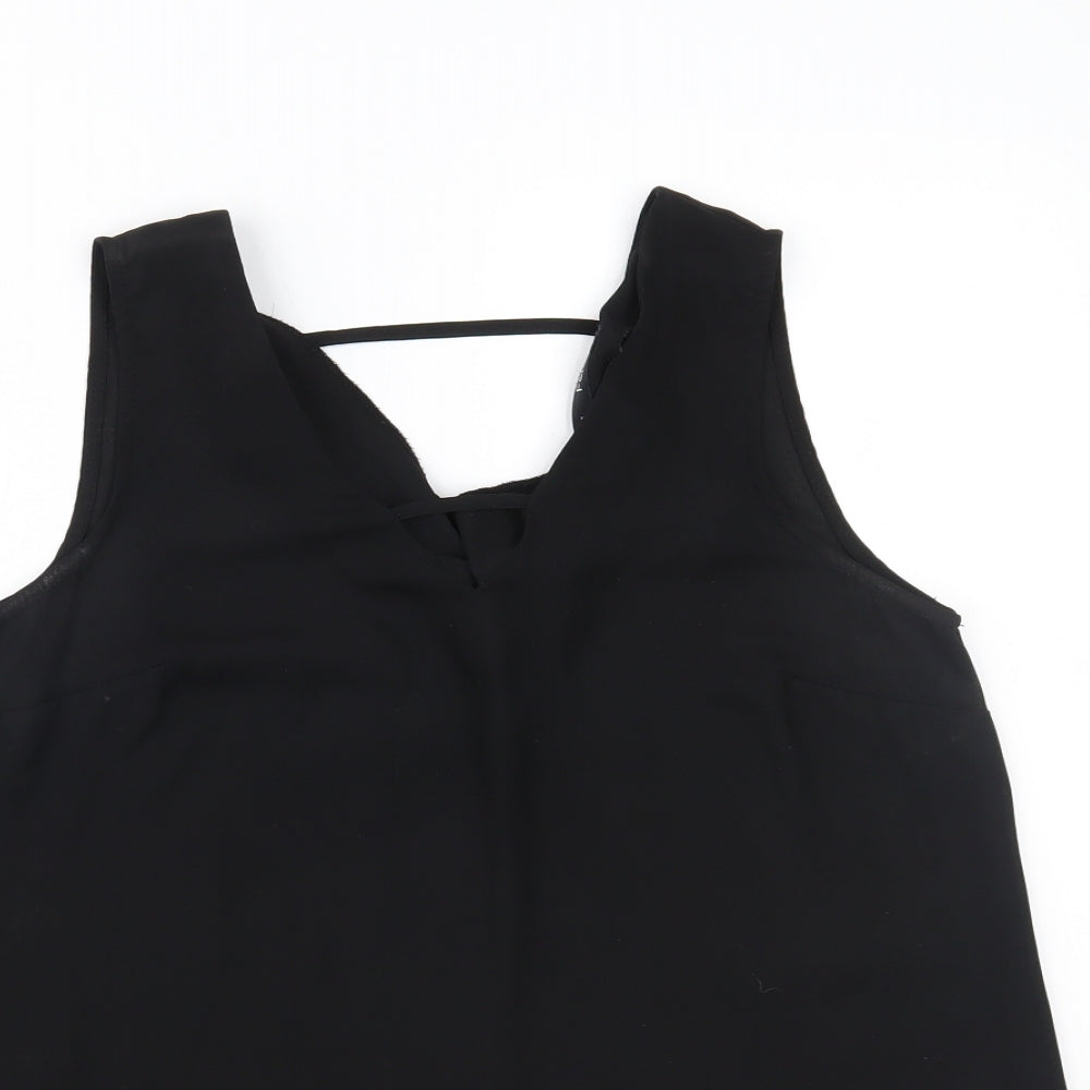 F&F Womens Black   Basic Tank Size 8