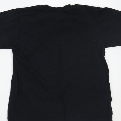 Gildan Boys Black   Pullover T-Shirt Size S