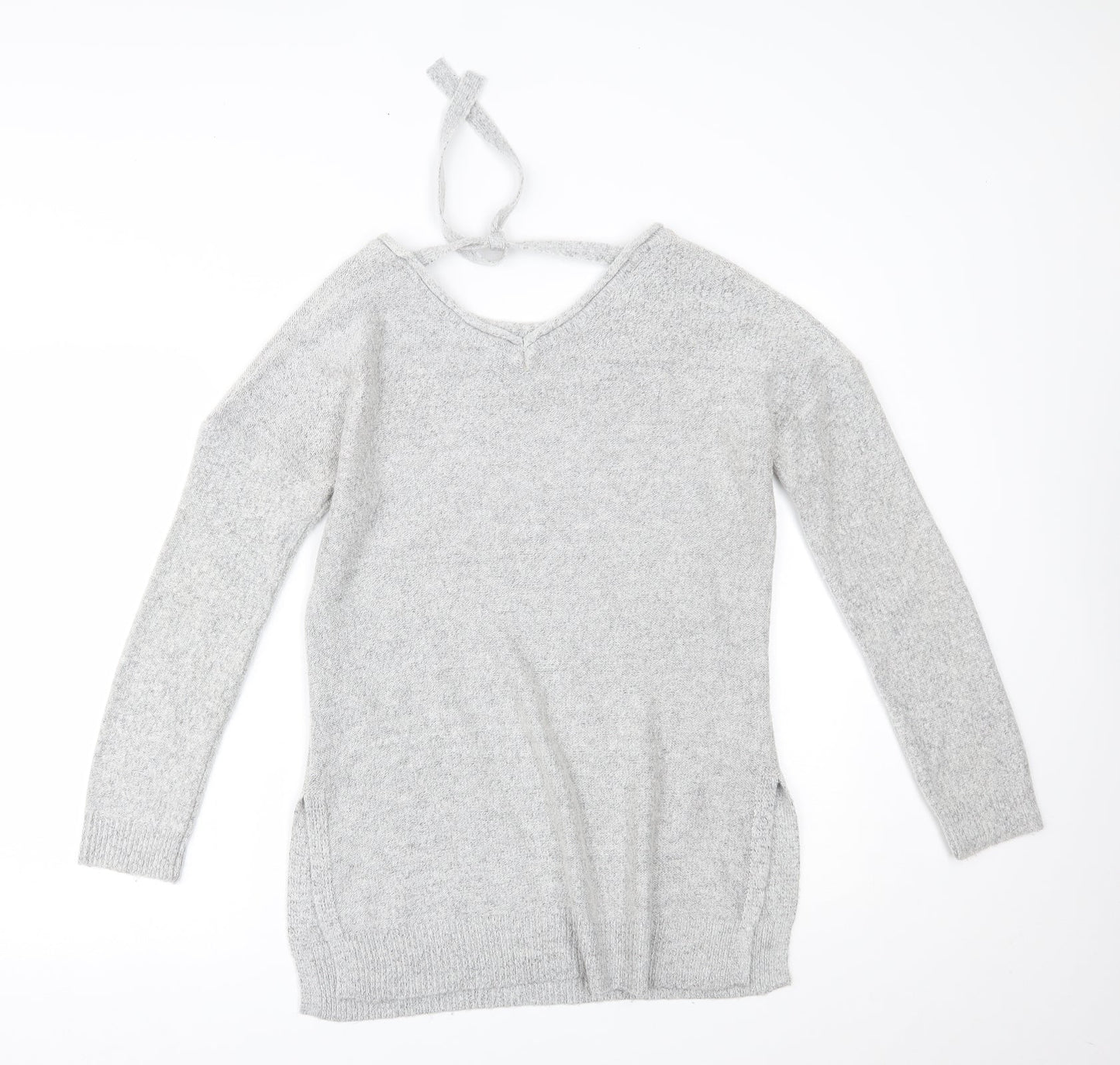 Womens UK Size S Peacocks Grey Pullover Jumper