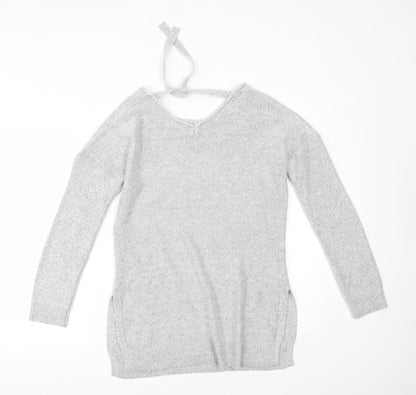 Womens UK Size S Peacocks Grey Pullover Jumper