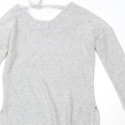 Womens UK Size S Peacocks Grey Pullover Jumper