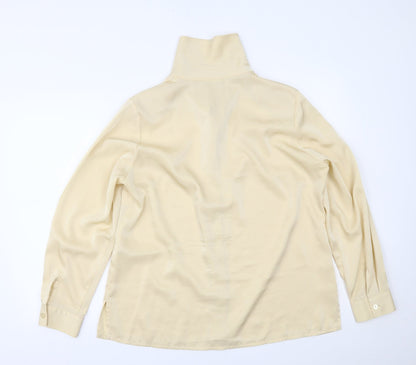 Womens UK Size 18 Sommermann Gold Basic Button-Up