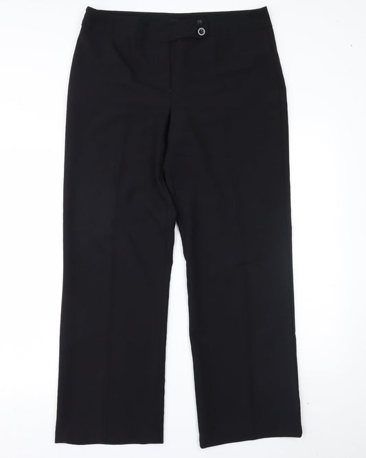 George Womens Black   Trousers  Size 14 L28 in