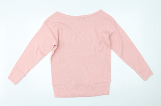 Womens UK Size 12 Nasty Gal Pink Pullover Jumper