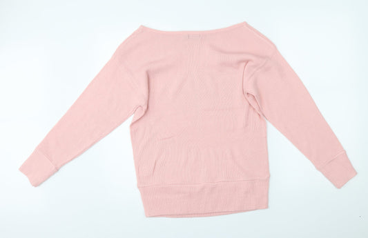 Womens UK Size 12 Nasty Gal Pink Pullover Jumper