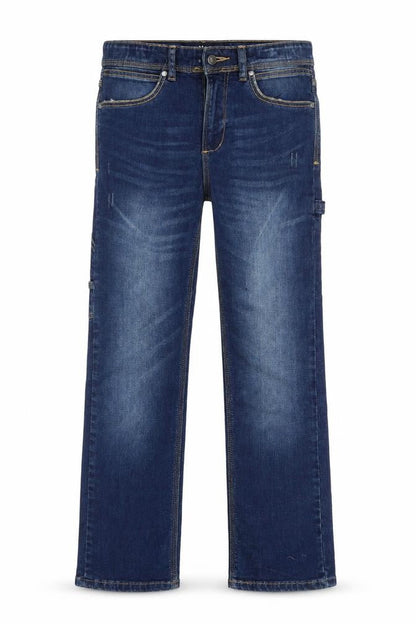 V by Very Girls Blue   Straight Jeans Size 12 Years - DISTRESSED