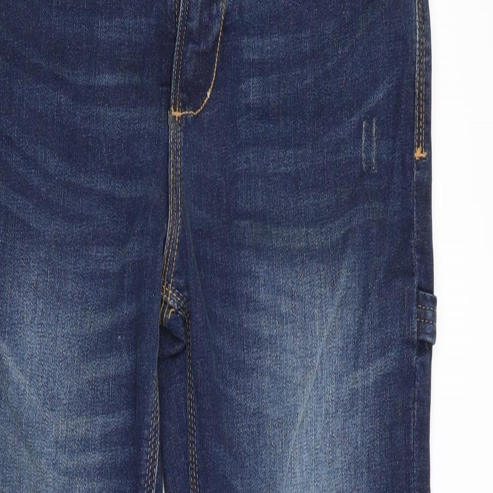 V by Very Girls Blue   Straight Jeans Size 12 Years - DISTRESSED