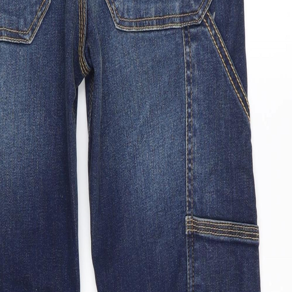 V by Very Girls Blue   Straight Jeans Size 12 Years - DISTRESSED
