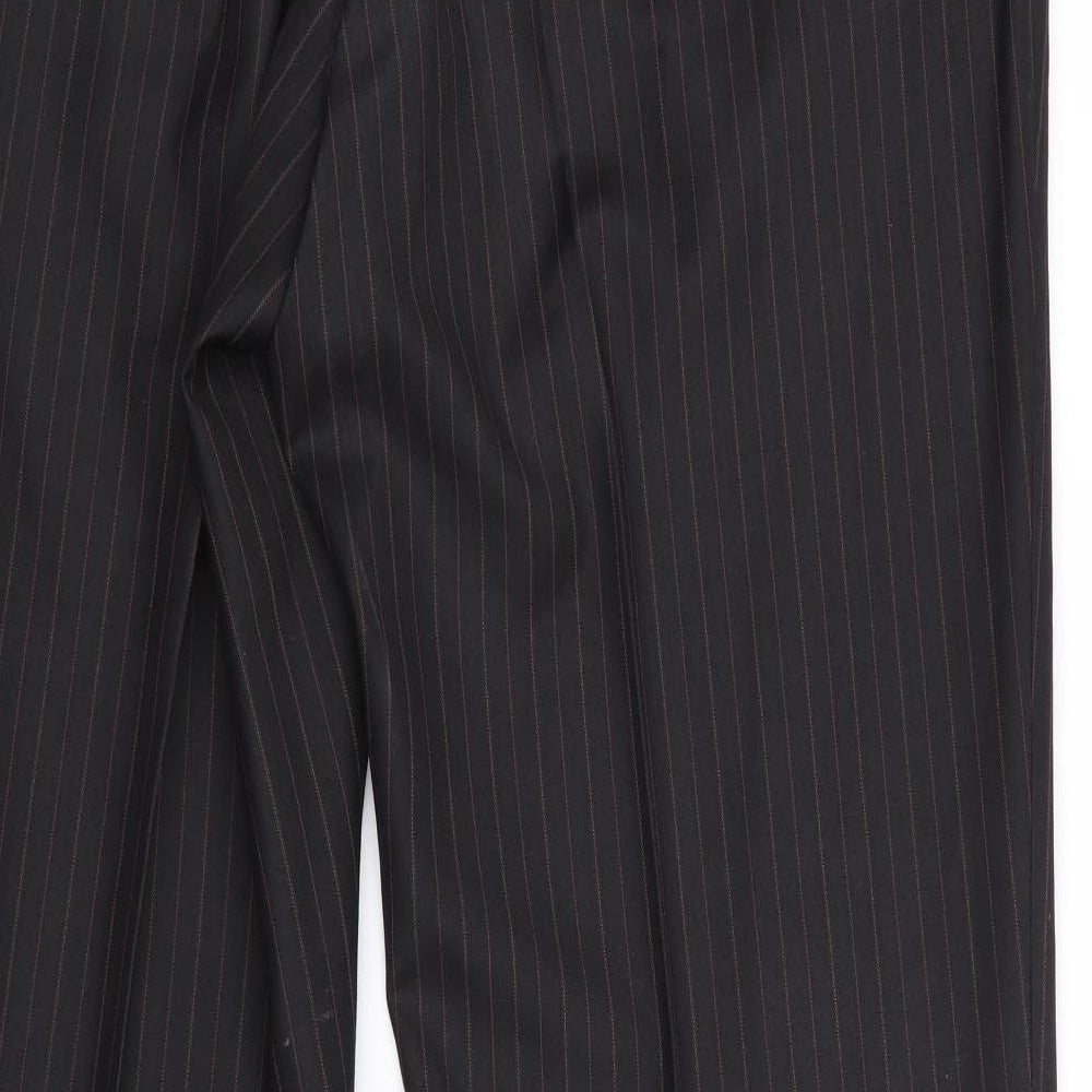 Limehaus Mens Grey Striped  Trousers  Size 36 in L32 in