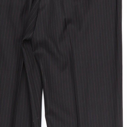Limehaus Mens Grey Striped  Trousers  Size 36 in L32 in