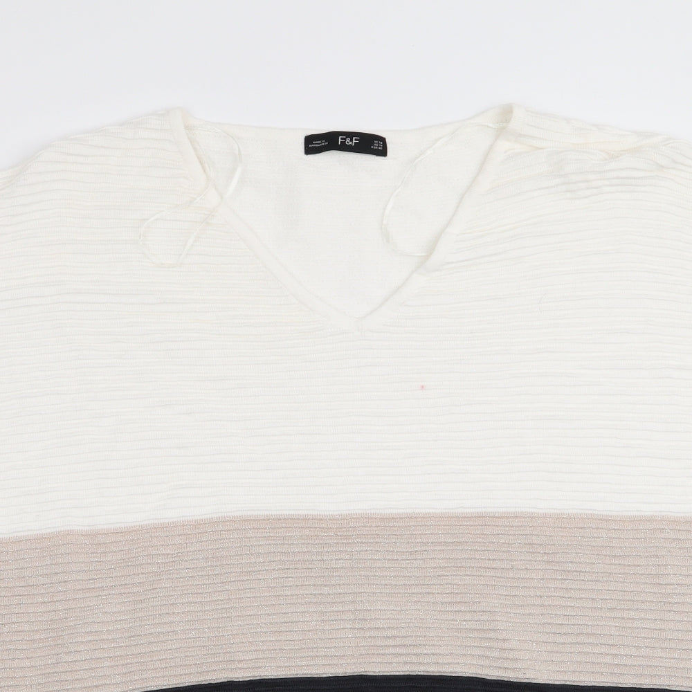 Womens UK Size 18 Florence and Fred Ivory Pullover Jumper