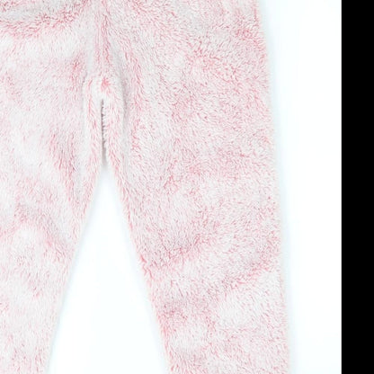 Lipsy London Girls Pink Solid   Pyjama Pants Size 9-10 Years  - Fluffy Pyjama pants