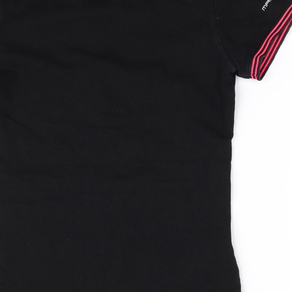 Marine Pool Womens Black   Basic Polo Size S  - Energy Team France