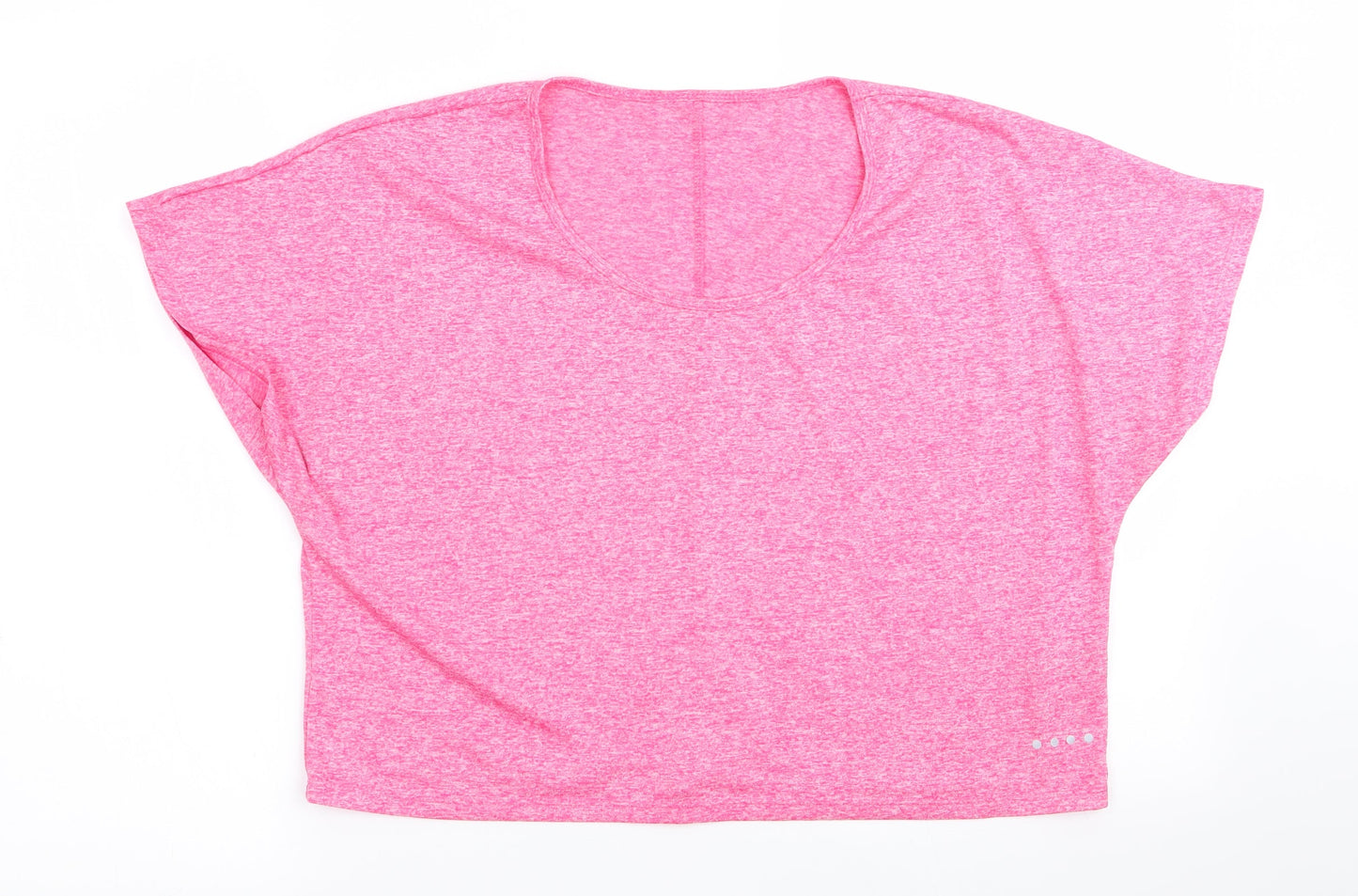 Womens UK Size M Matalan Red Basic T-Shirt