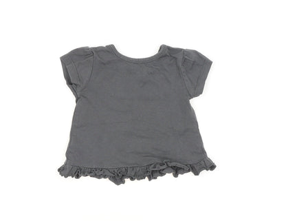 George Baby Grey   Basic Blouse Size 0-3 Months