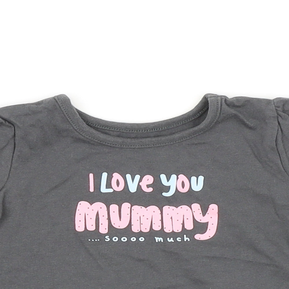 George Baby Grey   Basic Blouse Size 0-3 Months