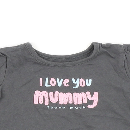 George Baby Grey   Basic Blouse Size 0-3 Months