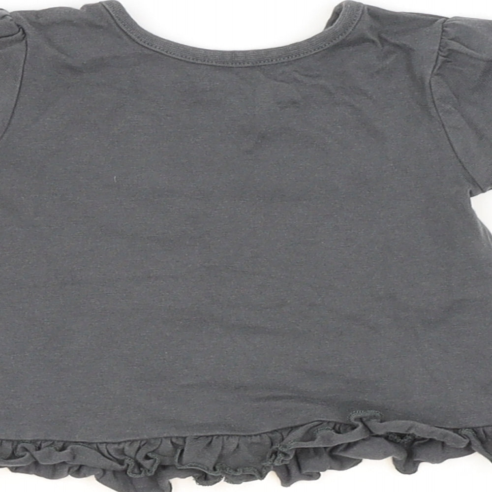George Baby Grey   Basic Blouse Size 0-3 Months
