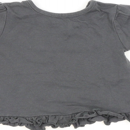 George Baby Grey   Basic Blouse Size 0-3 Months