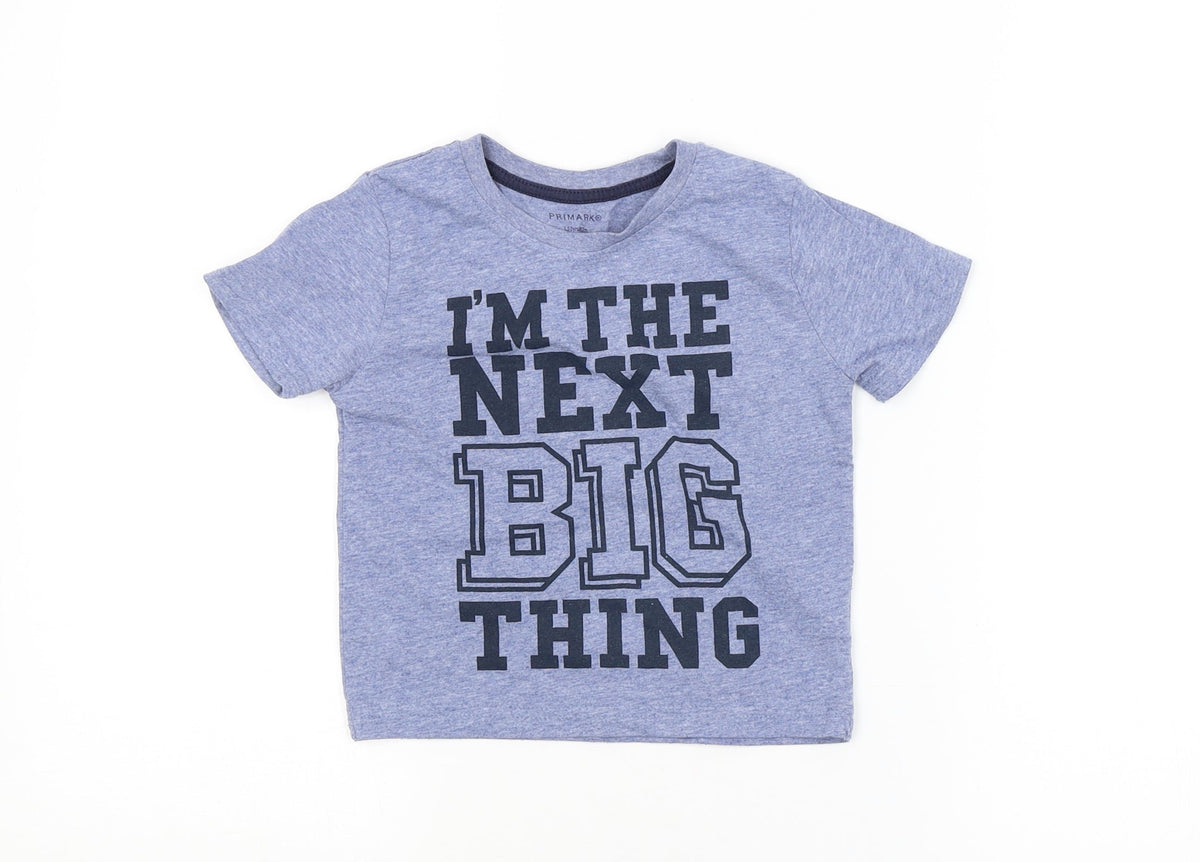 Primark Baby Blue   Basic T-Shirt Size 18-24 Months