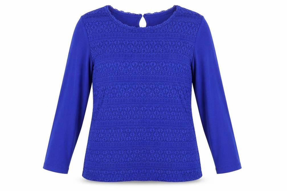 Womens UK Size 12 Dorothy Perkins Blue Basic Blouse