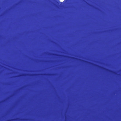 Womens UK Size 12 Dorothy Perkins Blue Basic Blouse