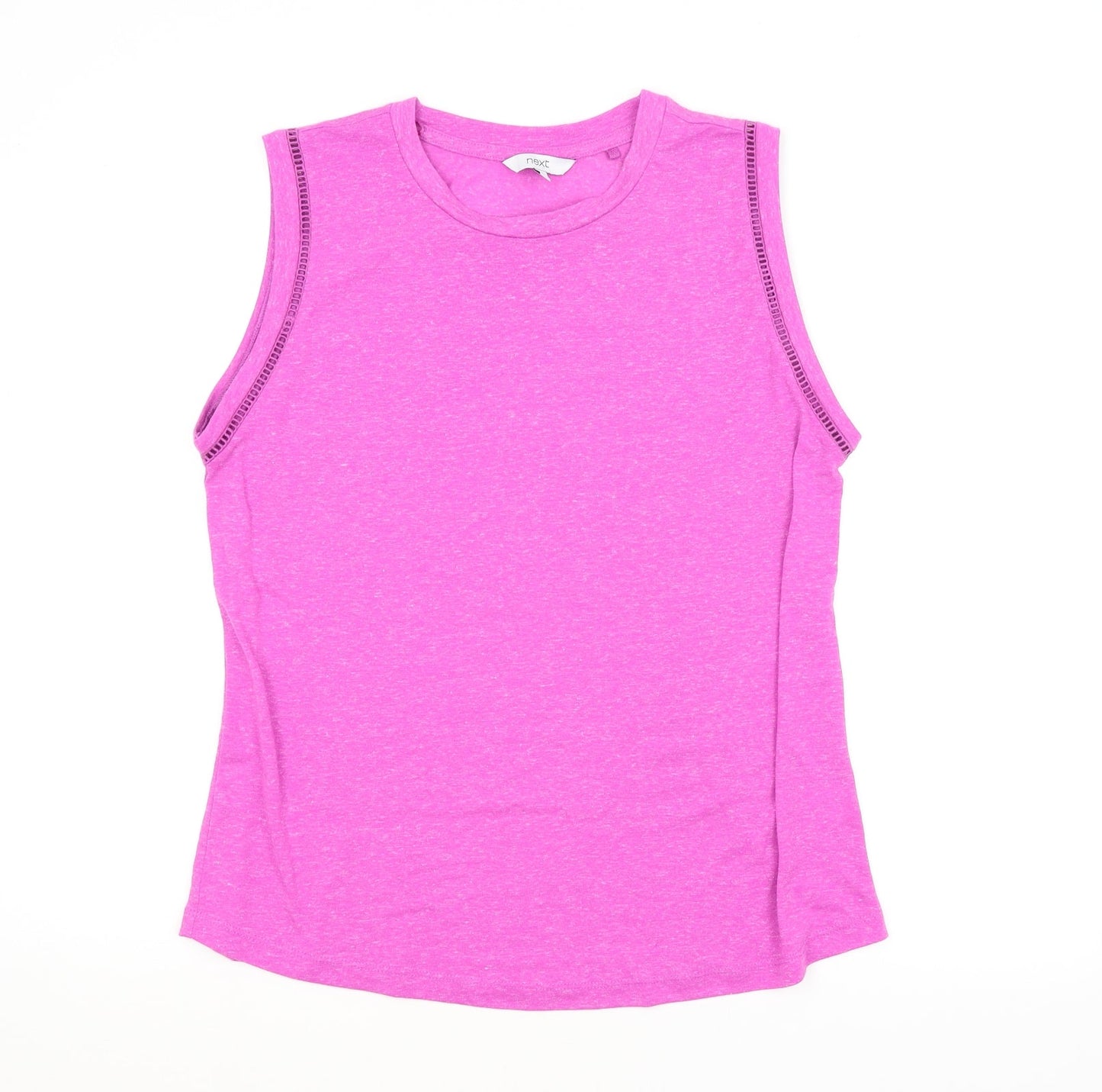 Womens UK Size 14 NEXT Pink Basic Tank