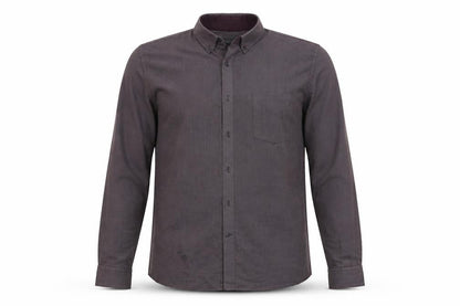 Mens UK Size L Red Herring Purple  Button-Up Long Sleeve Casual Shirt