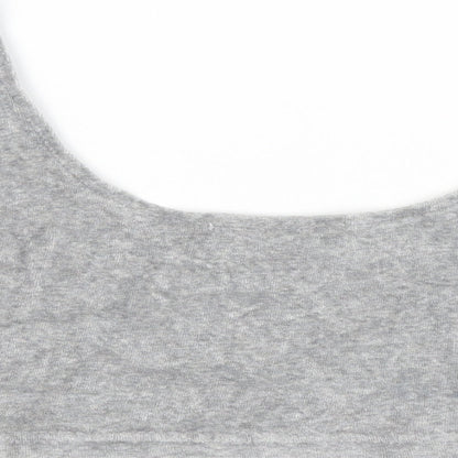 Missguided Womens Grey   Cropped Tank Size 10