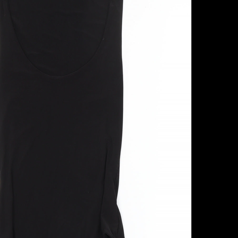 PRETTYLITTLETHING Womens Black   Unitard One-Piece Size 8