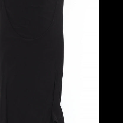 PRETTYLITTLETHING Womens Black   Unitard One-Piece Size 8