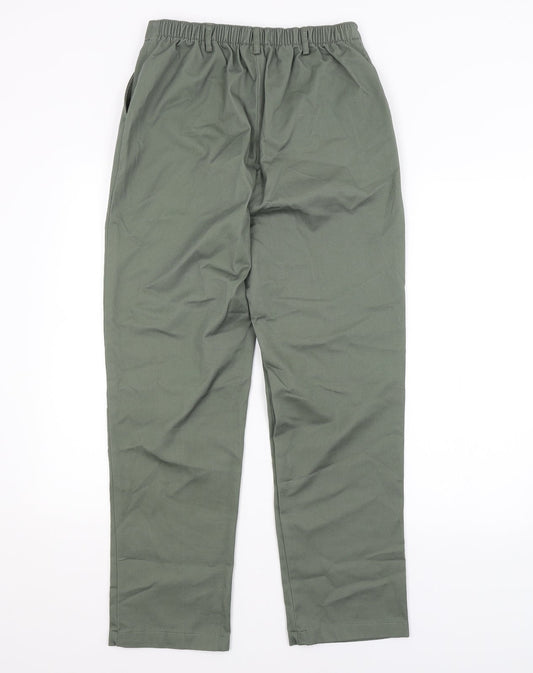 LAND'S END Womens Green   Trousers  Size 10 L28 in