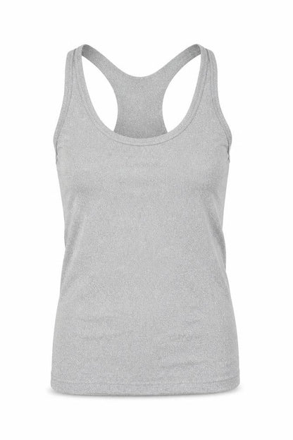 Womens UK Size 10 Warehouse Silver Basic Tank