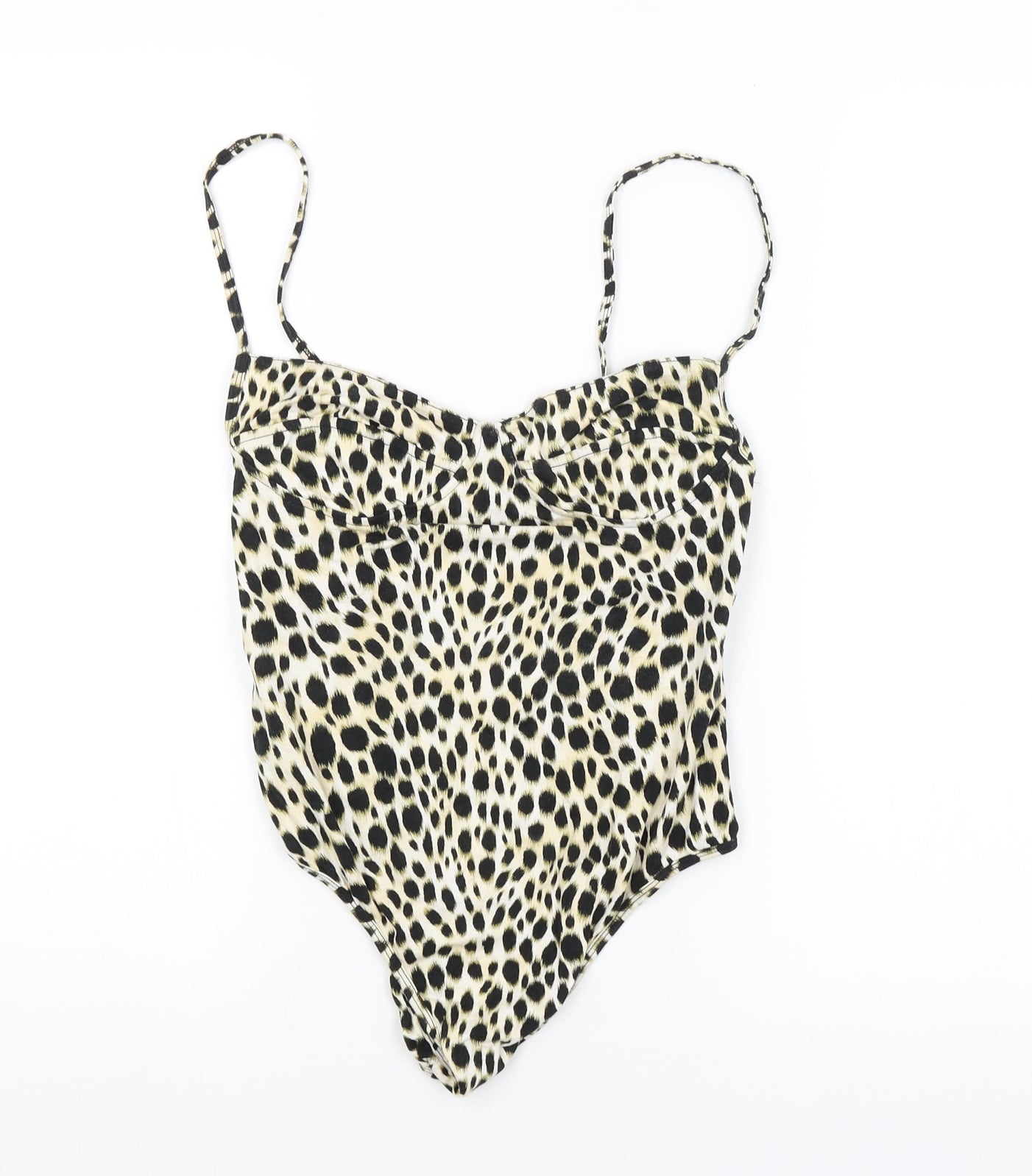 Motel Womens Multicoloured Animal Print  Unitard One-Piece Size S