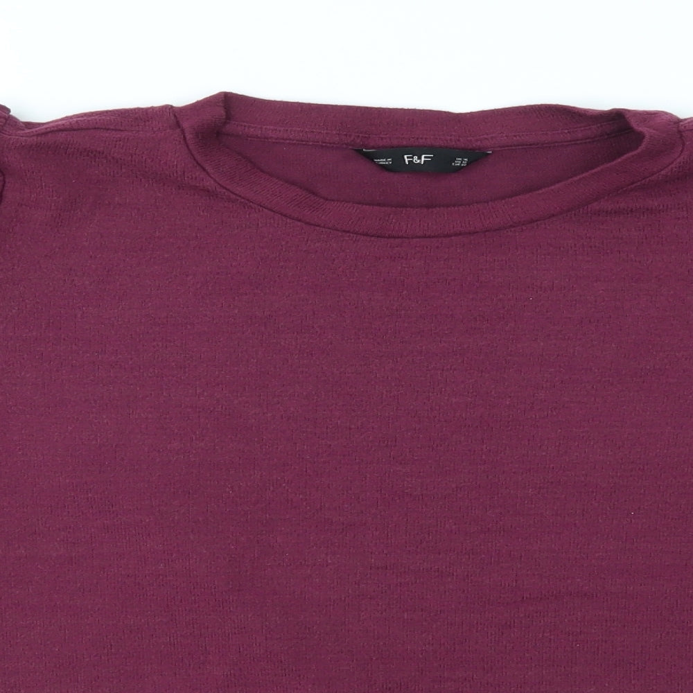 F&F Womens Purple   Pullover Jumper Size 16